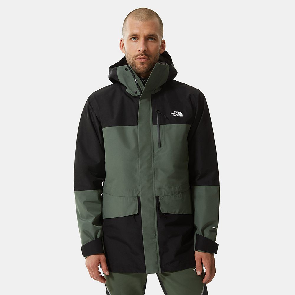 The North Face Rain Jacket Mens Australia - The North Face Dryzzle All-Weather Futurelight™ Green /